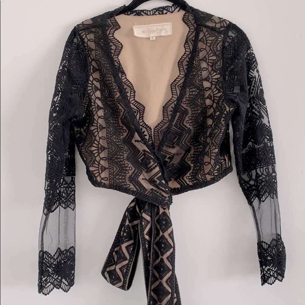 Jen’s Pirate Booty wrap blouse